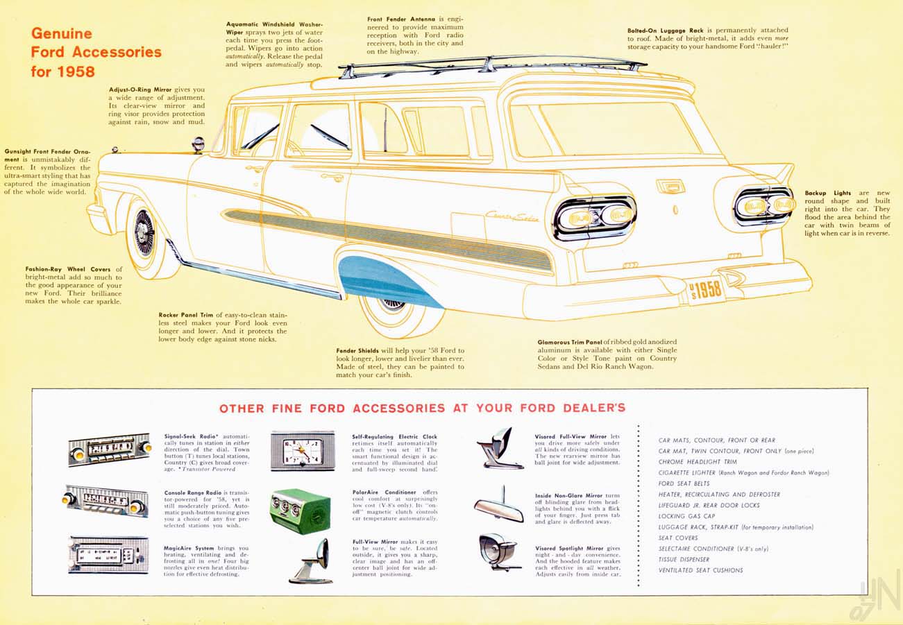 1958 Ford Wagons Brochure Page 5